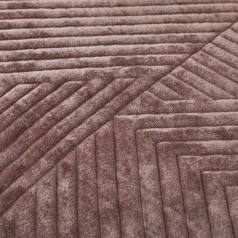Thicken Plush Sofa Cover Geometric Stripes Sofa Towel Antislip Combination Couch Cushion Slipcover for Living Room Protection C251028