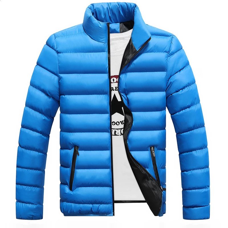Winter mens thick jacket warm and slimfitting outerwear casual highquality coat 251027