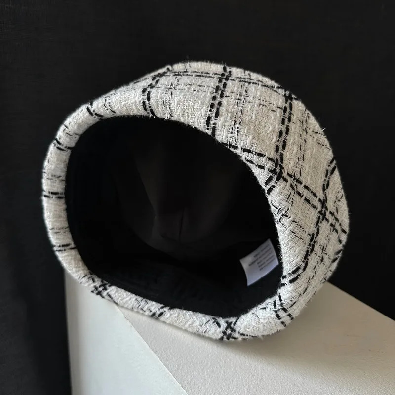 Autumn Burgundy Berets Sailor Hat Japanese Versatile Naval Style Hat Womens Winter Fashion Party Warm Bucket Hat Nurses Cap 251027