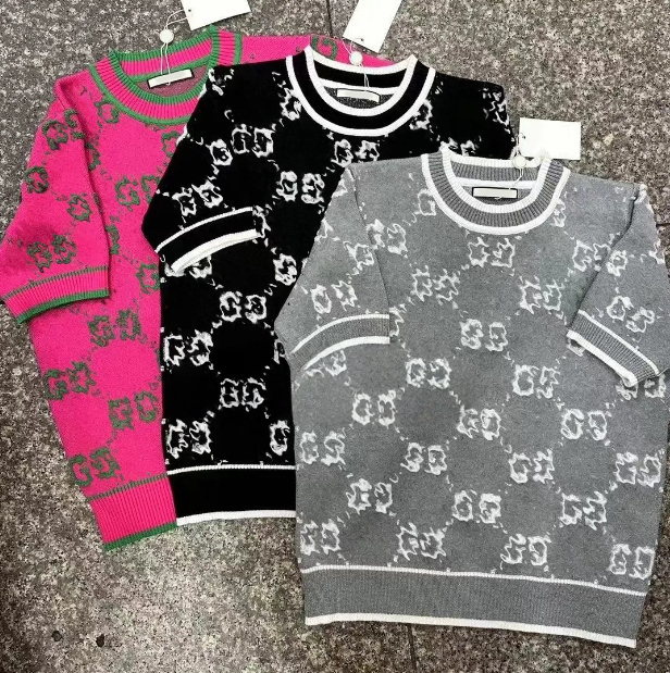 Knitwear Luxury T Shirt Women Designer T Shirts Short Summer Fashion Casual with Brand Letter High Quality Designers t-shirt