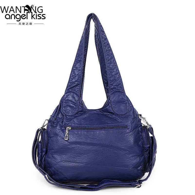 Women Fashion Handbags Women Shoulder Bags PU Leather Handbag Female Satchel Bigcapacity Shoulder Purse Bag Bolsa FemininaW251028