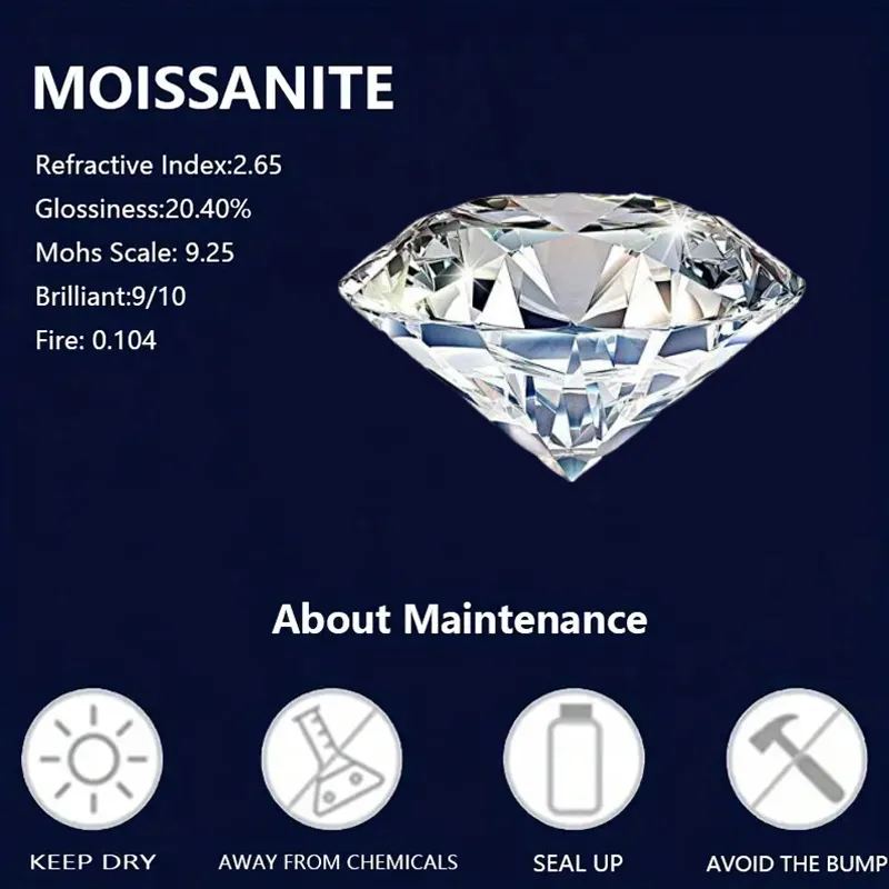 TaiYang GRA 3CT 7x14 Marquise Cut Moissanite Ring for Women, Luxurious 925 Sterling Silver Wedding Engagement Diamond Ring with Moissanite Certificate