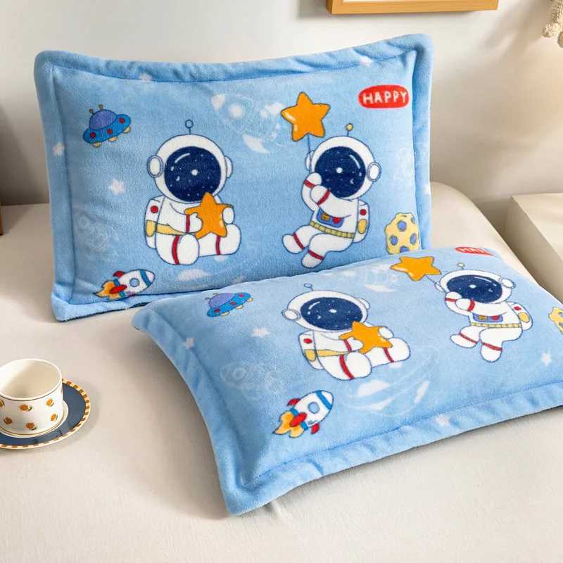 Pillow Case 1pc Cartoon Cover Warm Kids Case Winter Bedding case A covers for Kids Children Baby Newborn C251028