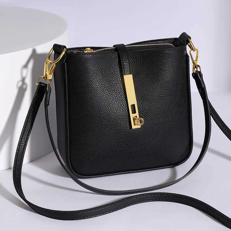 Light luxury genuine leather womens crossbody bag high quality handbag Fashion underarm bag French versatile Shoulder BagW251028