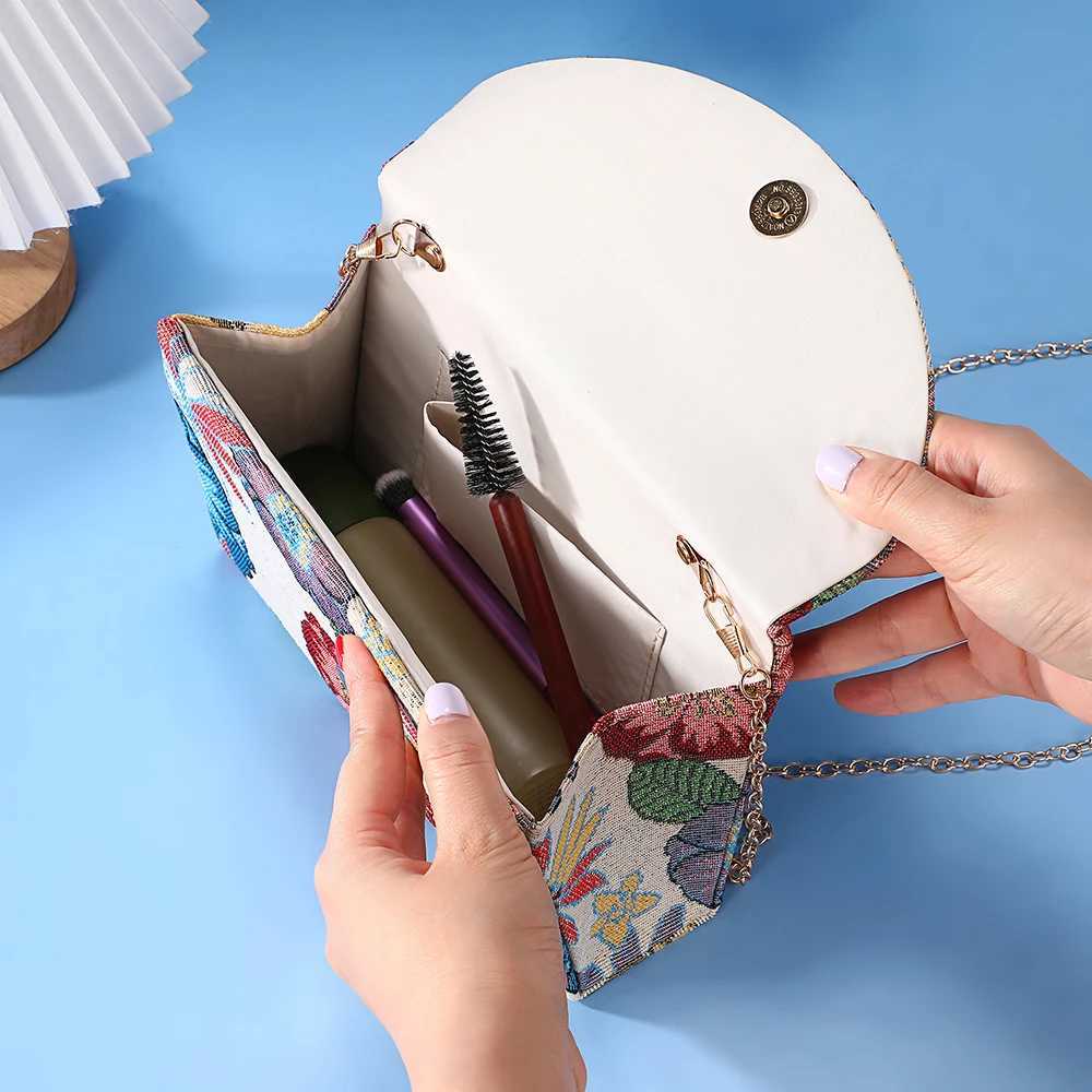 New trend flower decoration dinner bag fashion lady handbag celebrity travel reception bag wedding party evening dress gift bag H251027