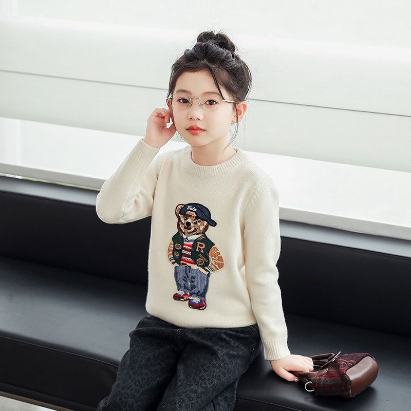 Winter Kids Sweater Toddler Boy Clothes New Style Polos Boys Girls Pullover sweatshirt Childrens warm Hoodie ClothingW251204