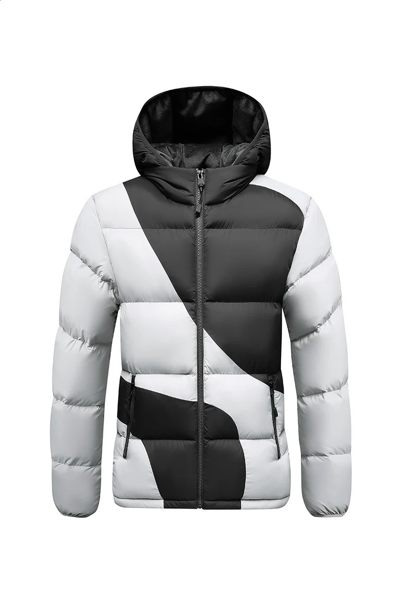 Winter Mens Casual Jacket Cotton Coat Climbing Hunting Hooded Warm Man Parka 251027