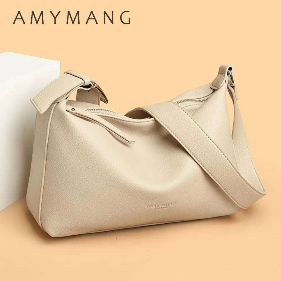 Designer Bags Casual Style High-Capacity Handbags Leisure Simplicity Shoulder High Quality PU Leather Solid Color Crossbody Bag For Women Hot Selling