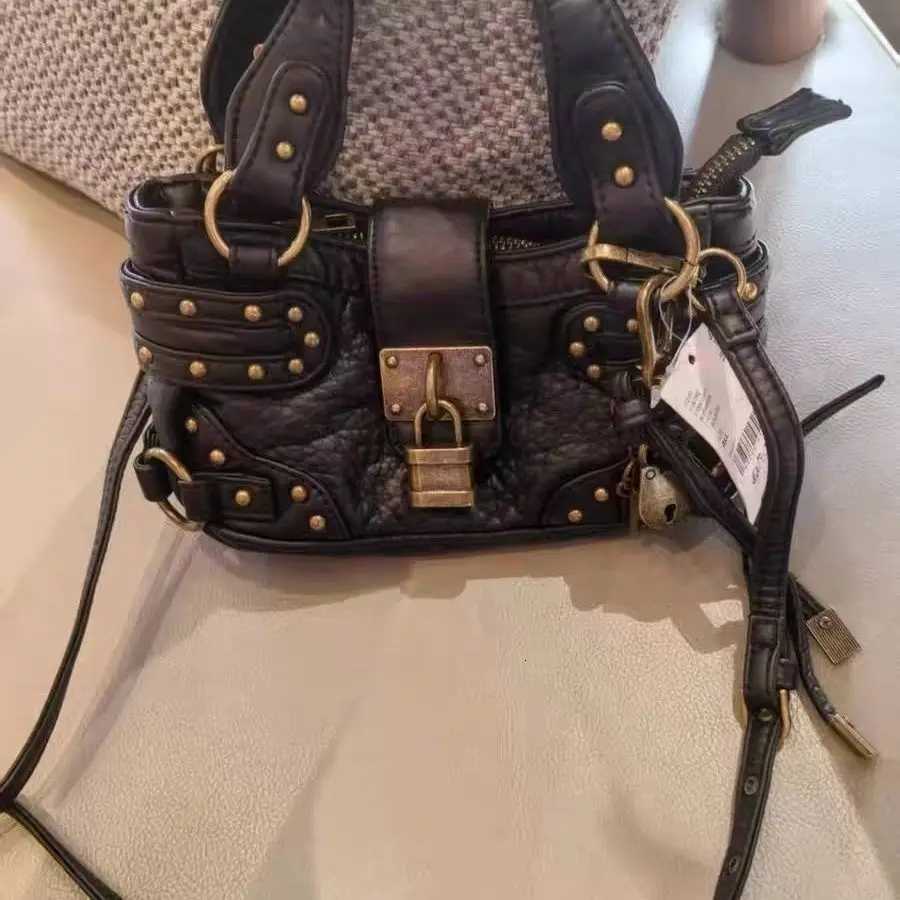 Wens Small Bag Fi Crescent Bag Casual Crossbody Bag Spicy Girl Y2k Wasteland Style Vintage Leather Shoder Bag H251028