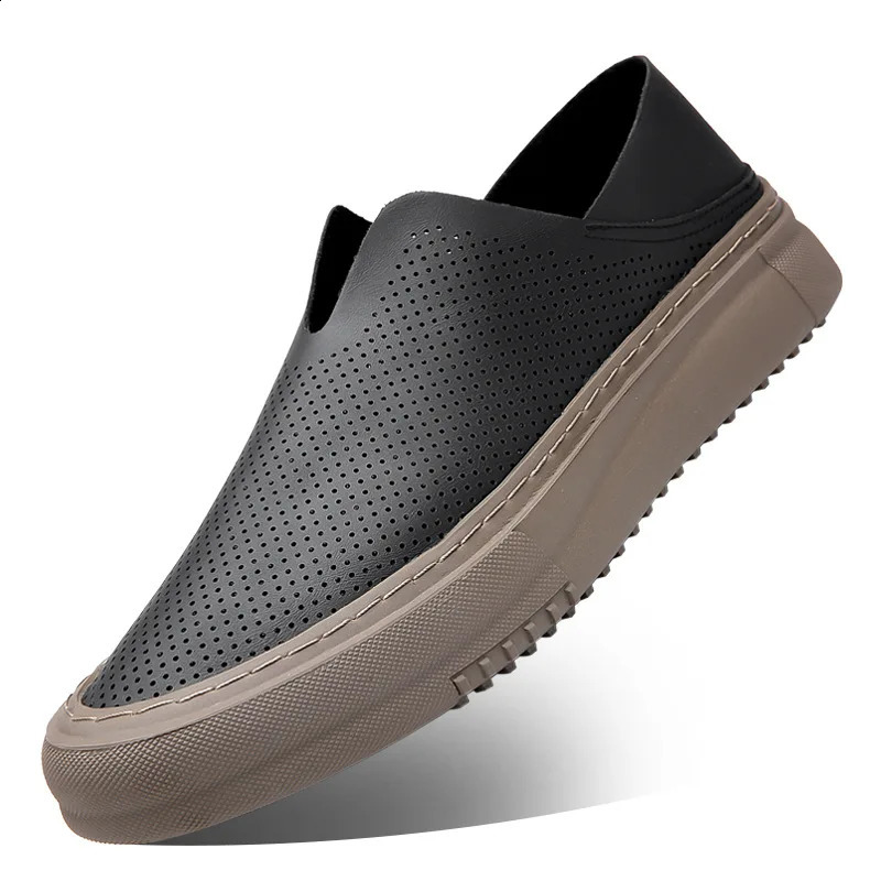 Slip On Leather Casual Shoes Men Loafers Spring Summer Mocasines Hombre Loafer Men Leather Casual Shoes Men Sneakers Autumn 251023
