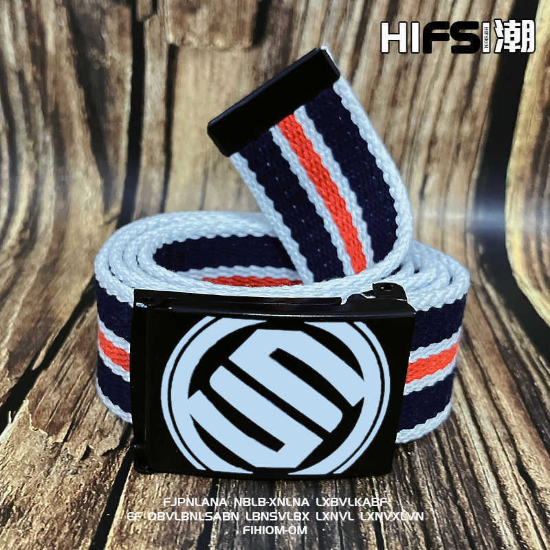 Student Korean-style trendy belts, men's trendy belts, canvas belts for boys, trendy belts for high school and junior high school students and teenagers X241209