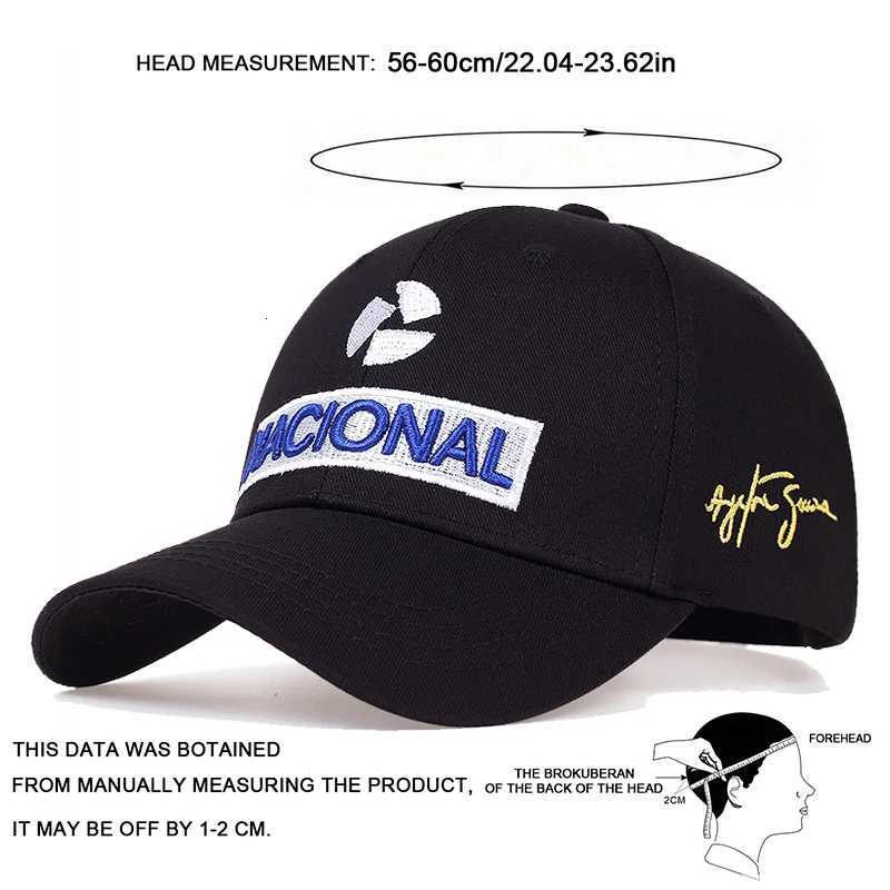 Unisex NACIONAL Letter Embroidery Baseball Caps Spring and Autumn Outdoor Adjustable Casual Hats Sunscreen Hat Sports Golf CapL251028