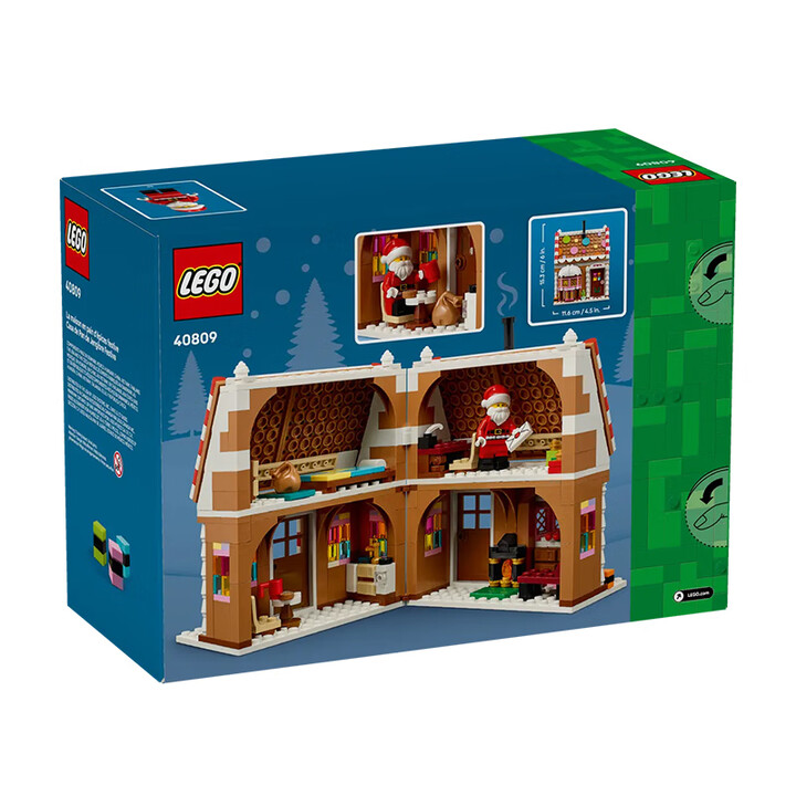 LEGO Toys Christmas Series Countdown Calendar Building Set - Festive Gingerbread House Gift