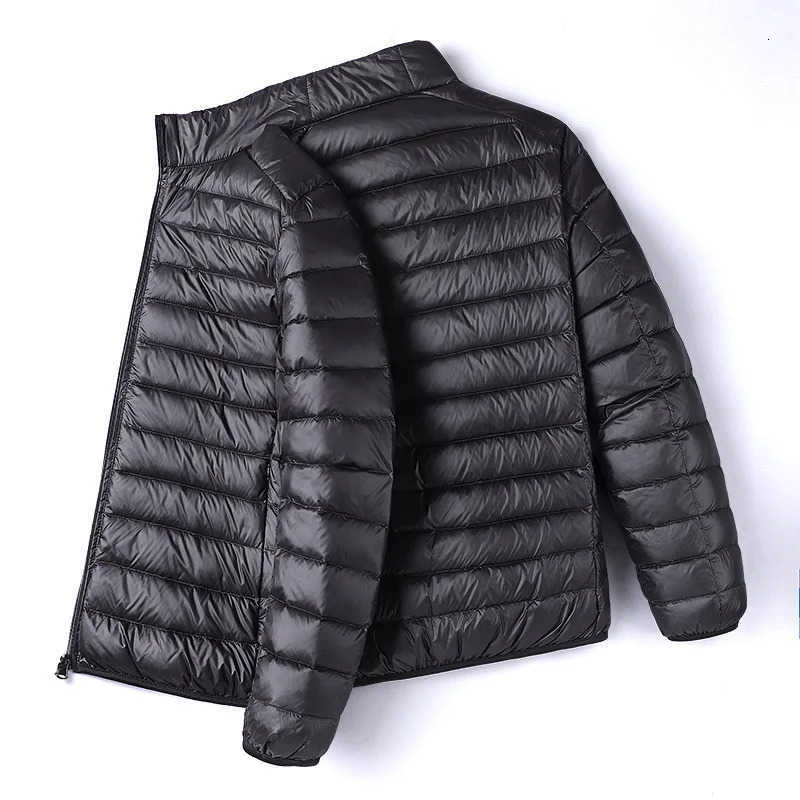 Mens Winter 70 White Duck Down Jackets Portable Ultra Light Thin Male Stand Collar Jacket Outwear Down Coat DJ02 T251028