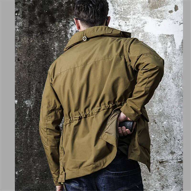 Waterproof Tactical Windbreaker For Men, Flight Pilot Coat, Military Field Jacket, Casual Clothes