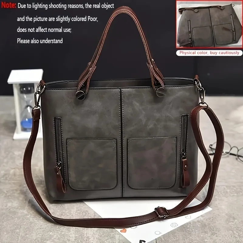 Womens Bag Fashion Classical Style Crossbody Handbag Retro PU Leather Shoulder and Purse Casual Daily 251018
