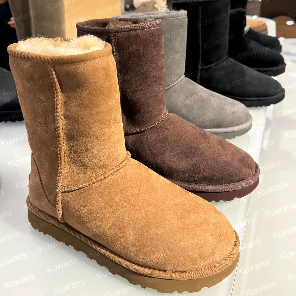 Designer Ultra Mini Boots Snow Boot Platform Short Women Men Fur Sheepskin Tasmans Tazz Sand Mustard Seed chestnut boot size 35-44