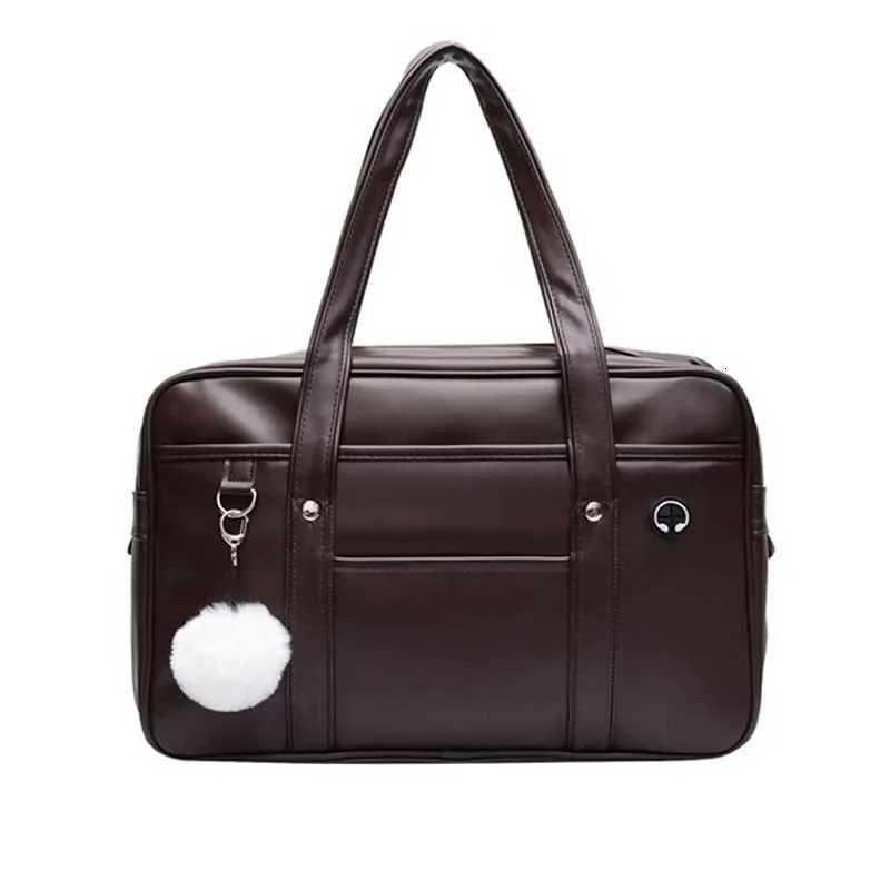 Japanese Casual PU Shoulder Bag Junior High School Students School Bag Handbag Anime Uniform Bag Tote Bags for Women BolsosW251028