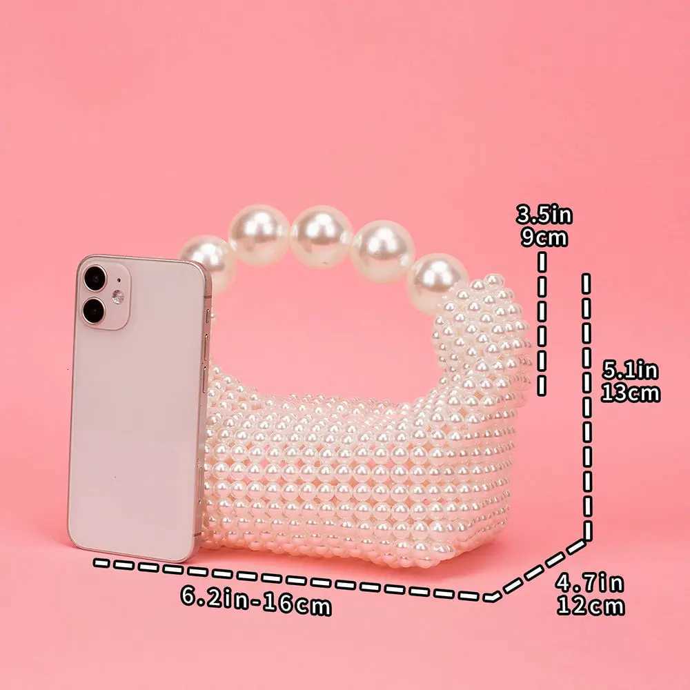 Ladies fashionable pearl evening bag romantic wedding party handbag banquet bag H251027