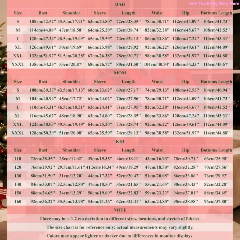 2025 Family Christmas Pajamas Matching Sets Silk Satin Casual Matching Set for Family 195F 251027