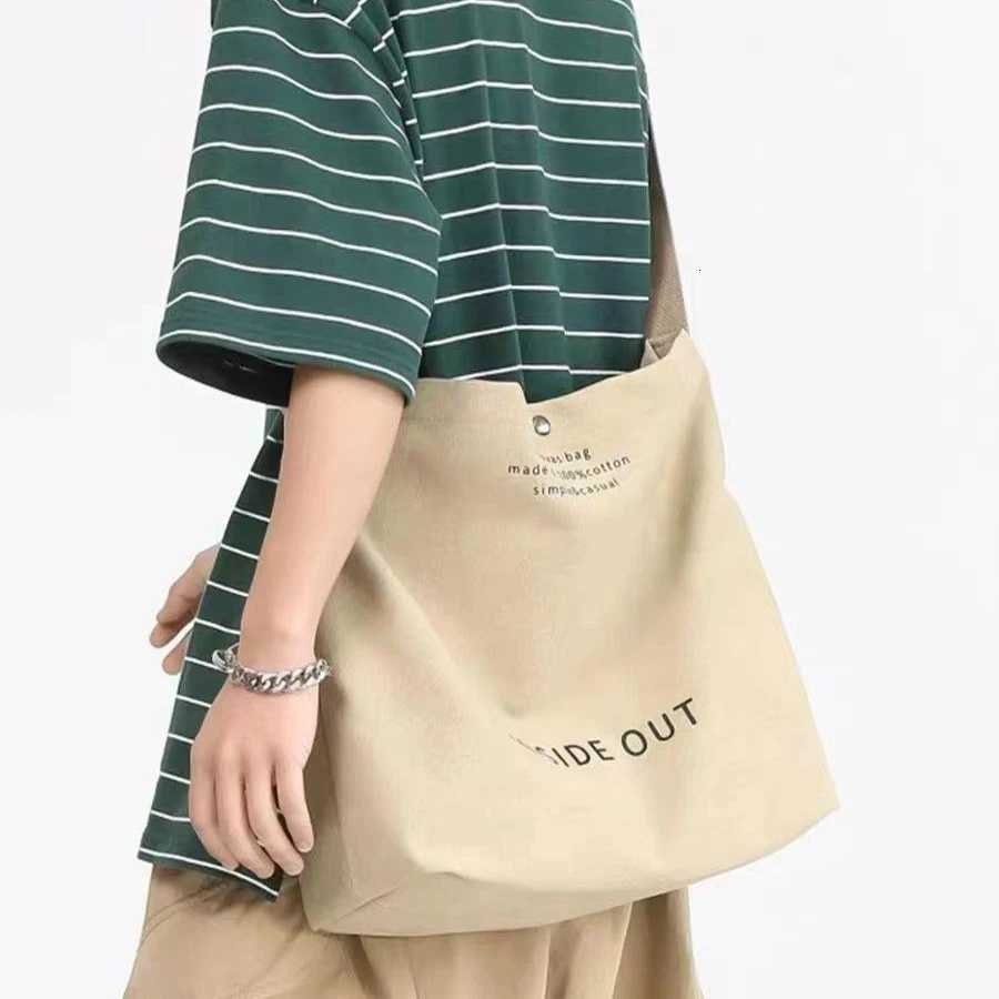 Canvas Crossbody Bag Highquality Canvas Largecapacity Handbag Commuting Bag Male College Student Commuting Singleshoulder BagW251028