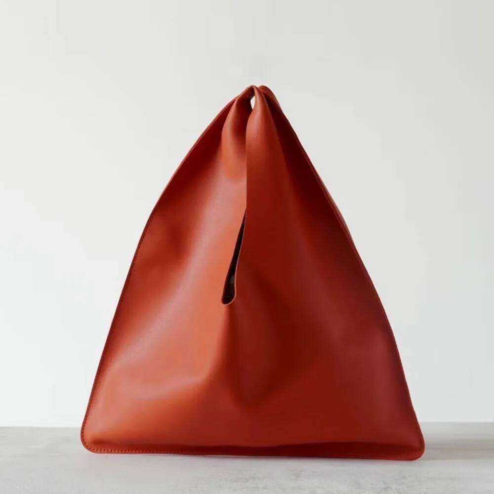 Designer Bags Minimalist Casual Lazy Niche Design Premium First Layer Sheepskin Triangle Hand Carry Handbag Women's Shoulder Underarm Bag Hot Sel