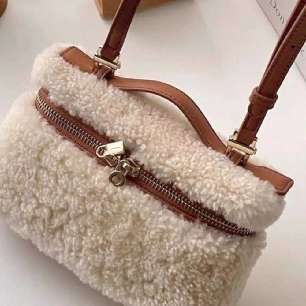 Fi Lamb Fur Veet Wens Handbag Highend Crossbody Bag Lambswool Casual Shoder Bag For Autumn Winter Box Bag Y251028