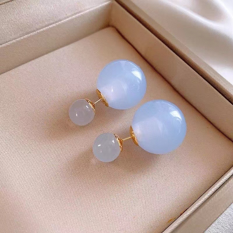 Earrings for women S925 silver needle fashionable simple freshwater pearl earrings high-end and light luxury birthday gift free shipping Designer earr