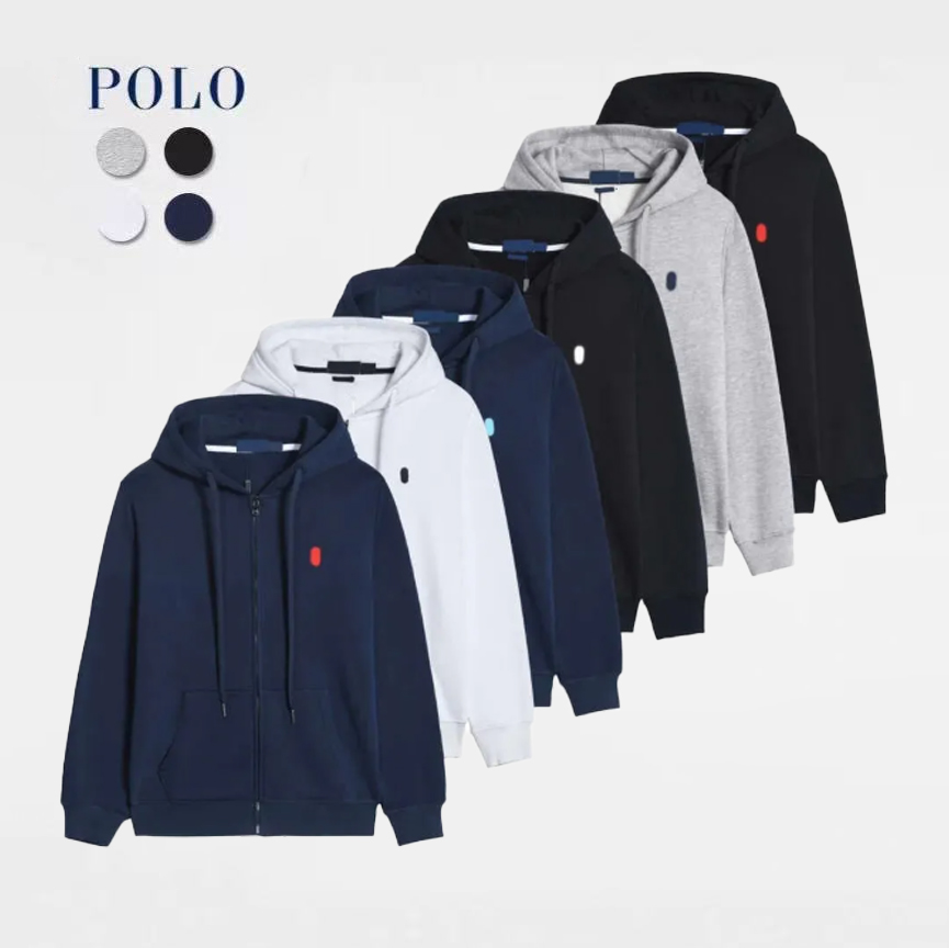 Polo Hoodie Mens Hoodies Designer Hoodies Men Clothing Polo Tracksuit Set Pullover Cotton Horse Long Sleeve Casual Zip Up Sweatshirt Sweatsuit Set