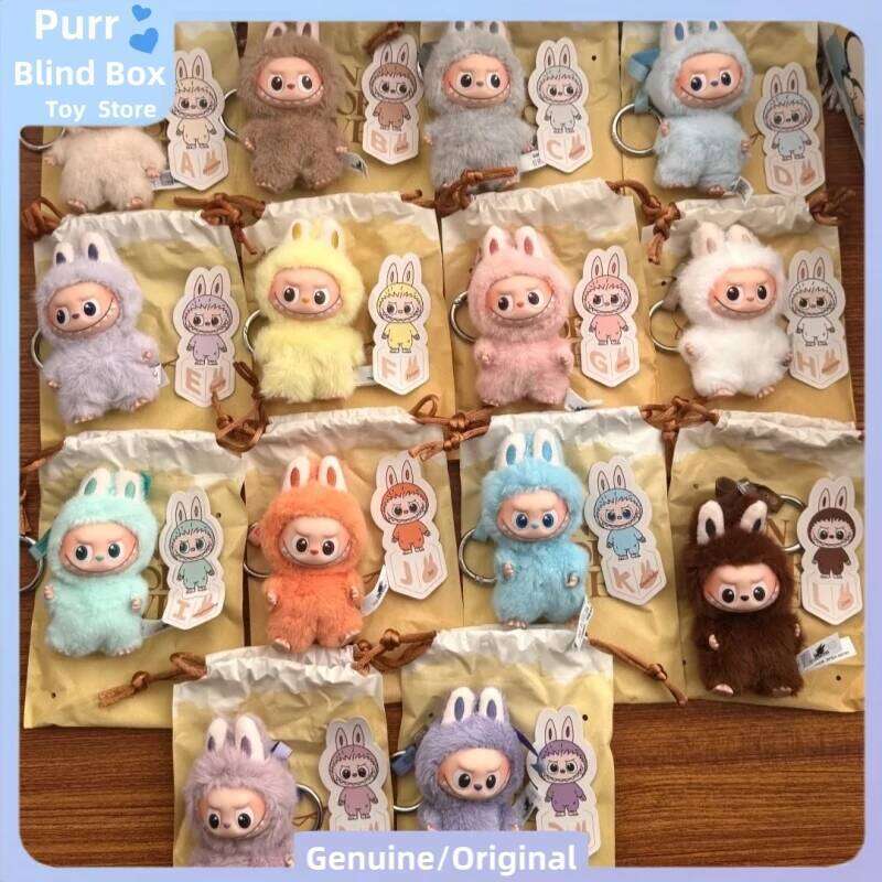 Hot Genuine POPMART The Monsters Labubu V4 Pin For Love Series Vinyl Plush Blind Cute Bag Pendant Gift Keychain Mystery Box