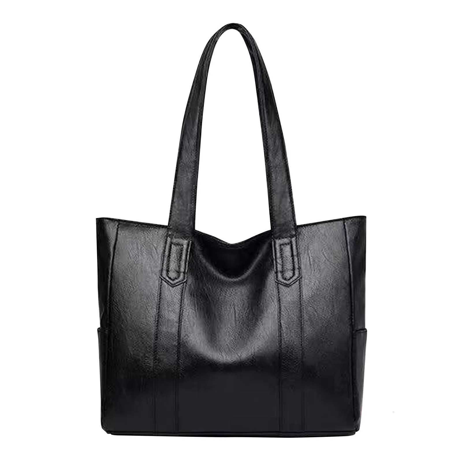 WomenS Large Capacity Tote Bag Single Shoulder Handbag Soft Leather Bag GiftFor Woman 2024 Bolsas Para MujeresW251028