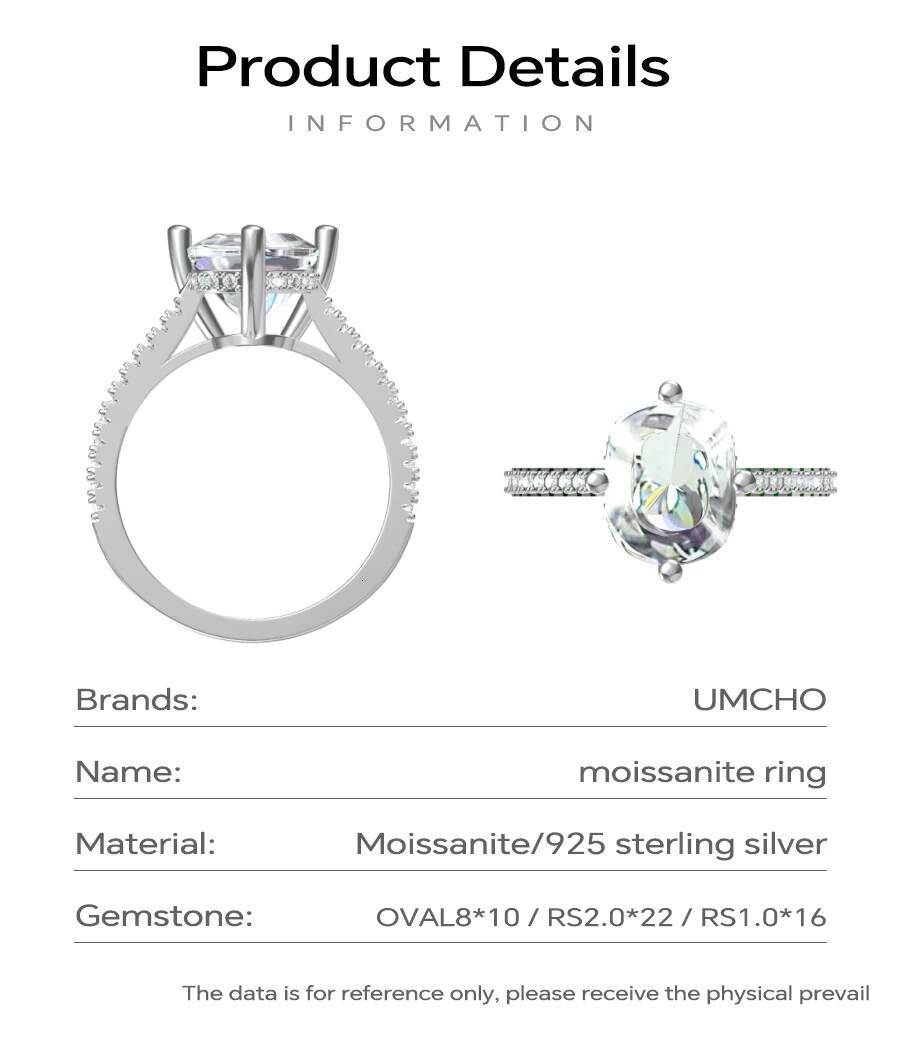 New Product Woman Finger Promise 925 Silver Moissanite Ring Engagement Womens Iced Out for Wholesale
