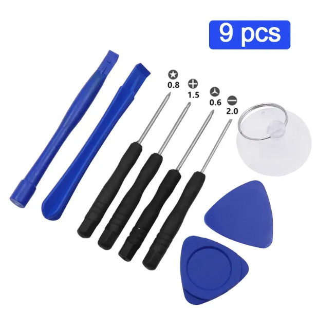 8 in 1 Repair Pry Kit Opening Tools With 5 Point Star Pentalobe Torx Screwdriver For samsung APPLE iphone 4S 5 6 6S Plus 9 in 1 free sea to door tax free