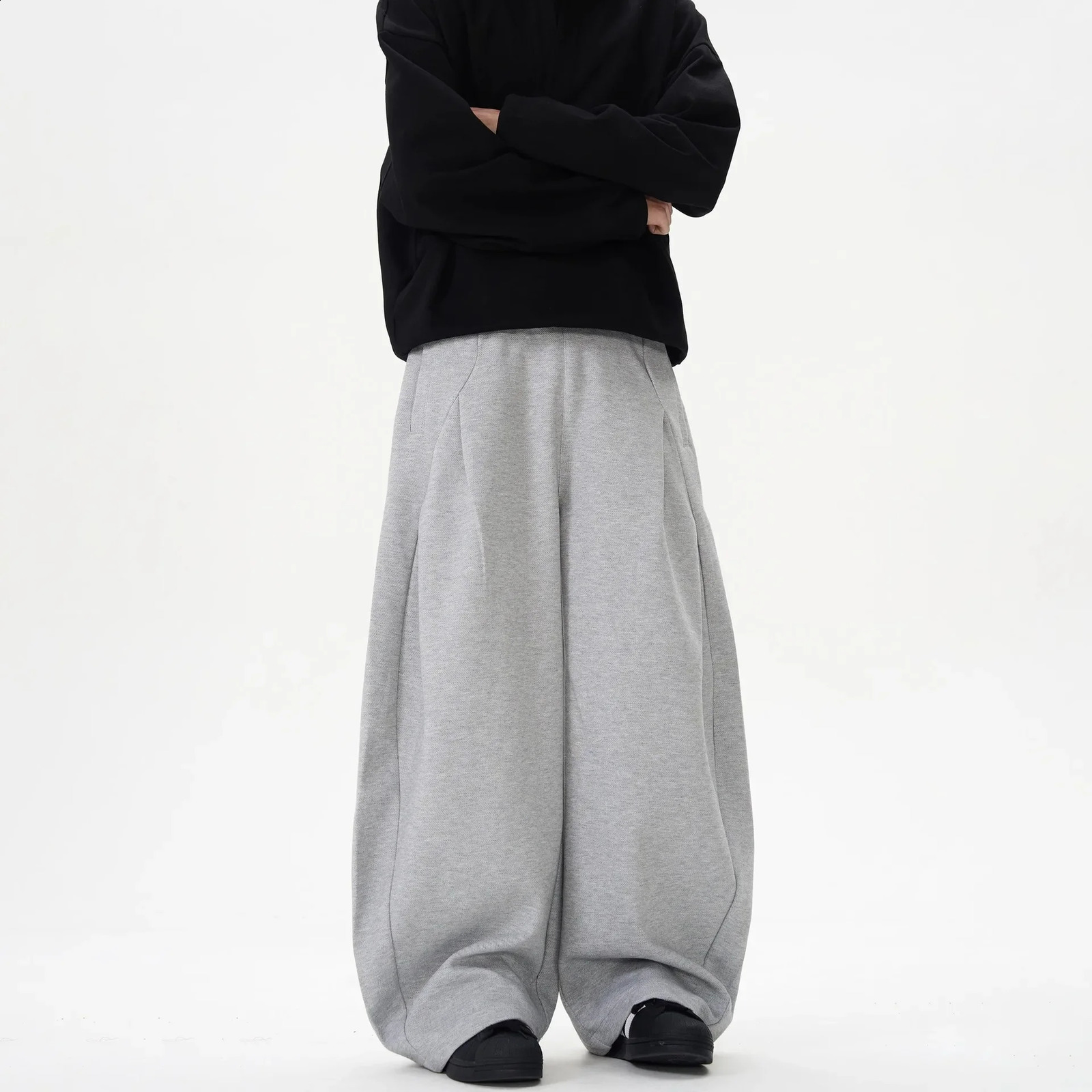 American Deconstructed Design Loose Leg Casual Pants Men Spring Autumn Sports Sweatpants Trendy Brand Versatile Long 251027