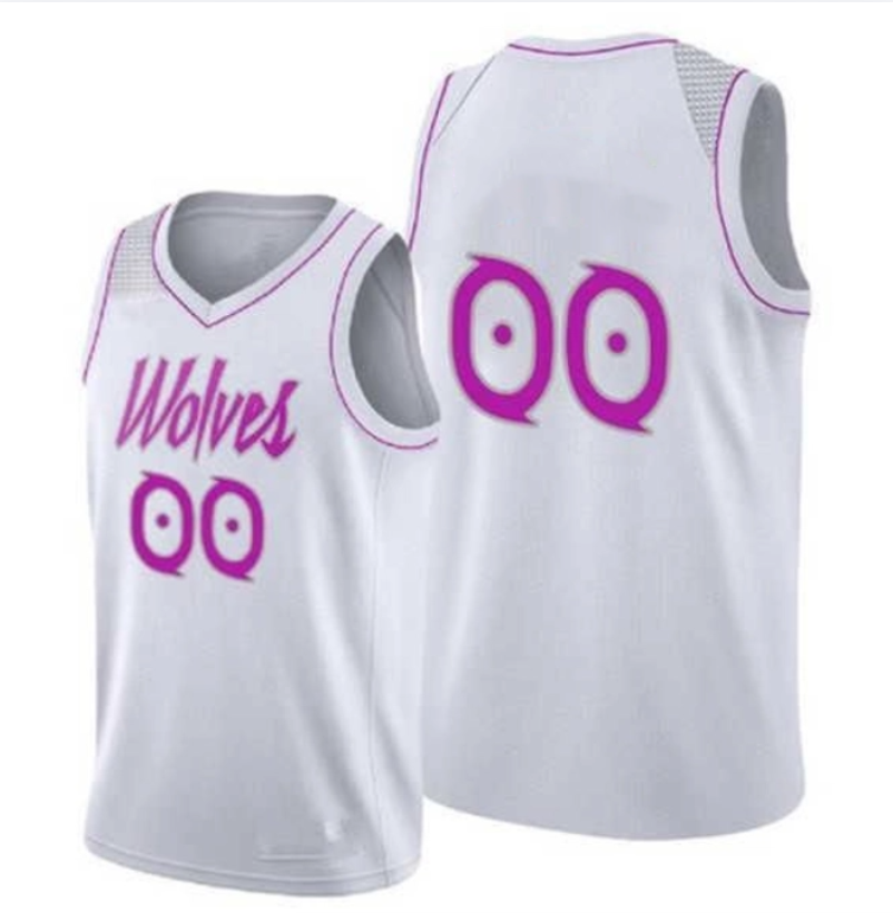 Anthony Edwards MIN Timberwolven Basketball Jerseys Julius Randle Naz Reid Donte DiVincenzo Jadenn McDaniels Terrence Shannon Gobert Custom Classic Je