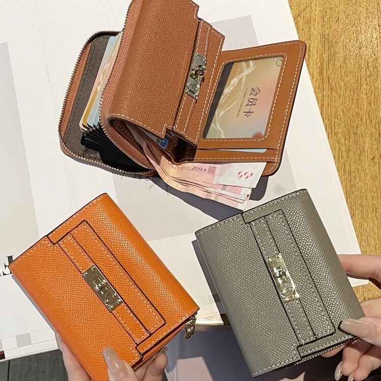 2025 New Genuine Leather High-end Women's Coin Purse Multi-functional Card Holder New Free Luxury Bag Delivery Designer Bag Two-in-one ID Clutch Large Capacity