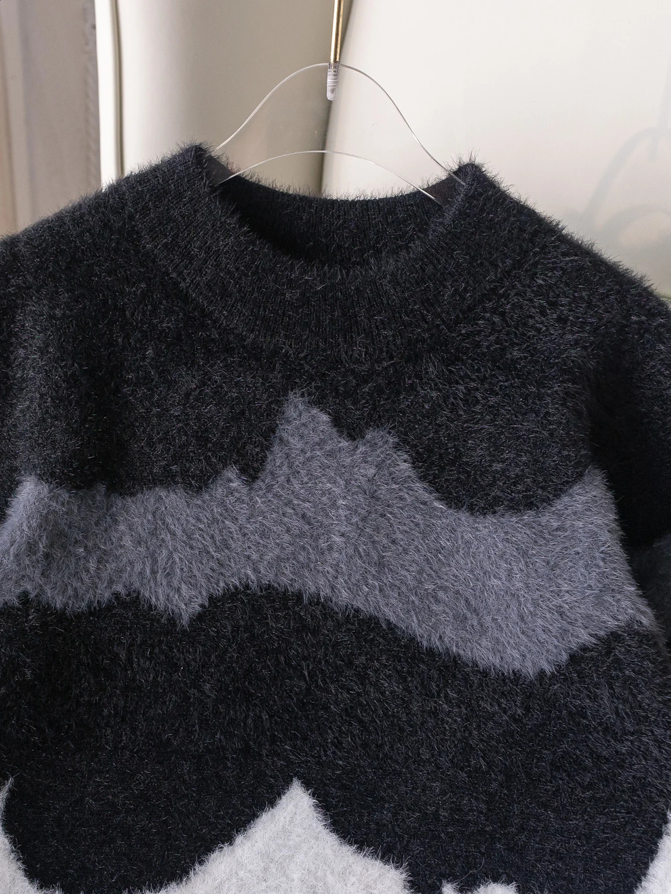 Boys street style striped sweater knitted pullover suitable for daily leisure in spring autumn and winter 251027