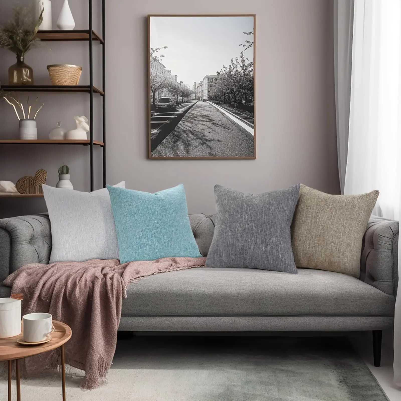 Pillow Case Homaxy Chenille Cushion Cover 45x45cm Throw Cover Soft Luxury case For Sofa Living Room Decorative case 40x40 C251028