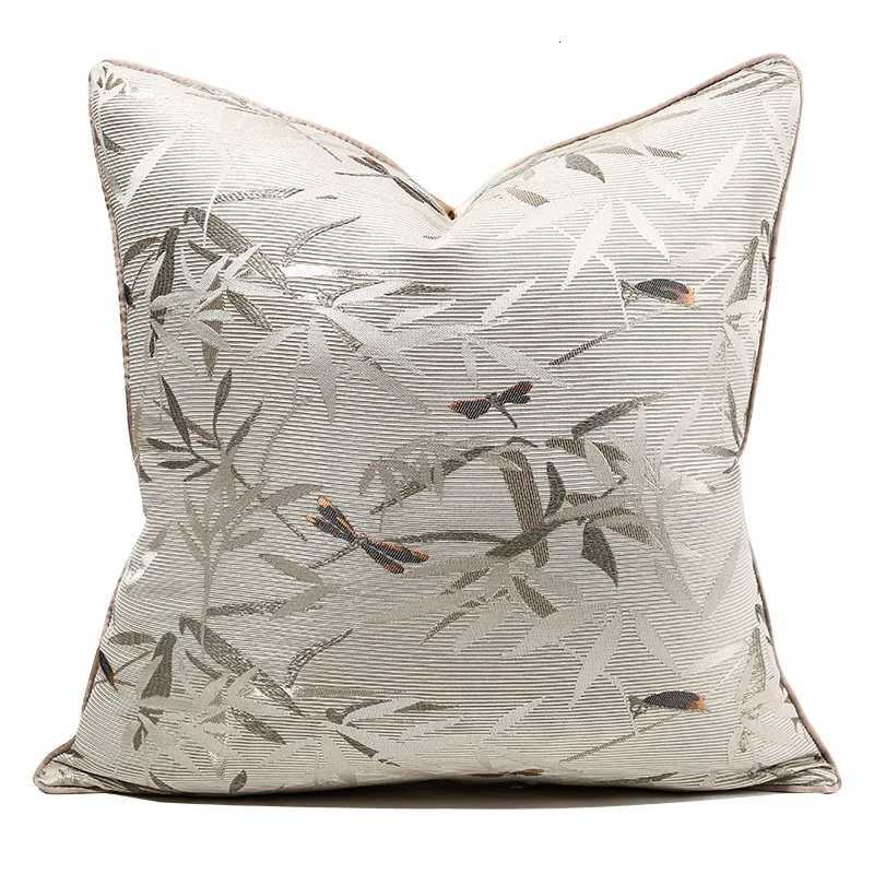 Pillow Case Design High End Chinese Jacquard Cushion Cover Dragonfly Jacquard Square case Light Luxury Home Sofa Covers Decor C251028