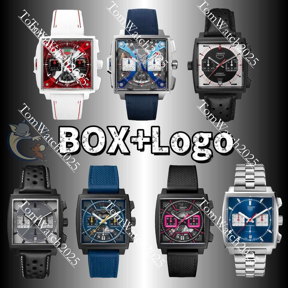Tagly Heuerers Watch Designer watch Fashion Large dial waterproof Chronograph Mens Brand High Quality luxury For Man Stainless TOP F1 With Box Ornament