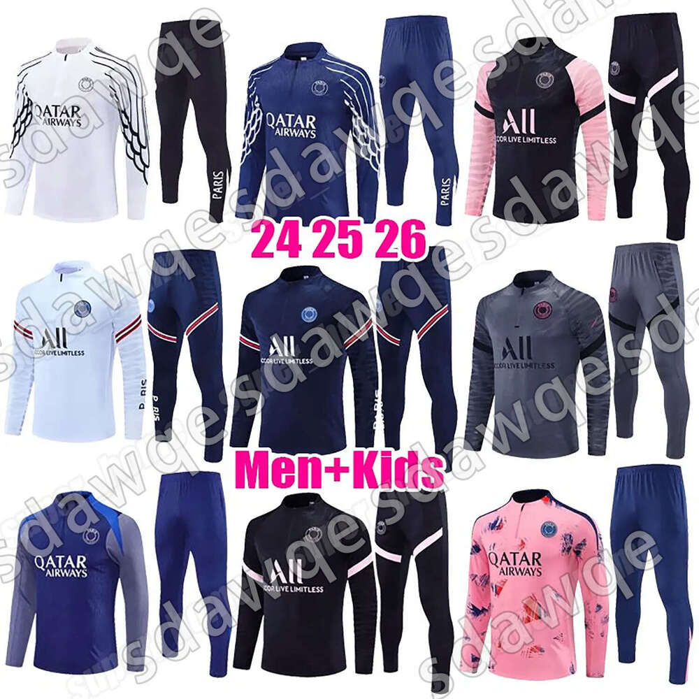 2025 2026 es Paris training chandal 21 22 23 24 25 26 survetement tuta retro futbol ES tracksuits Soccer football tracksuit kid men kids kit