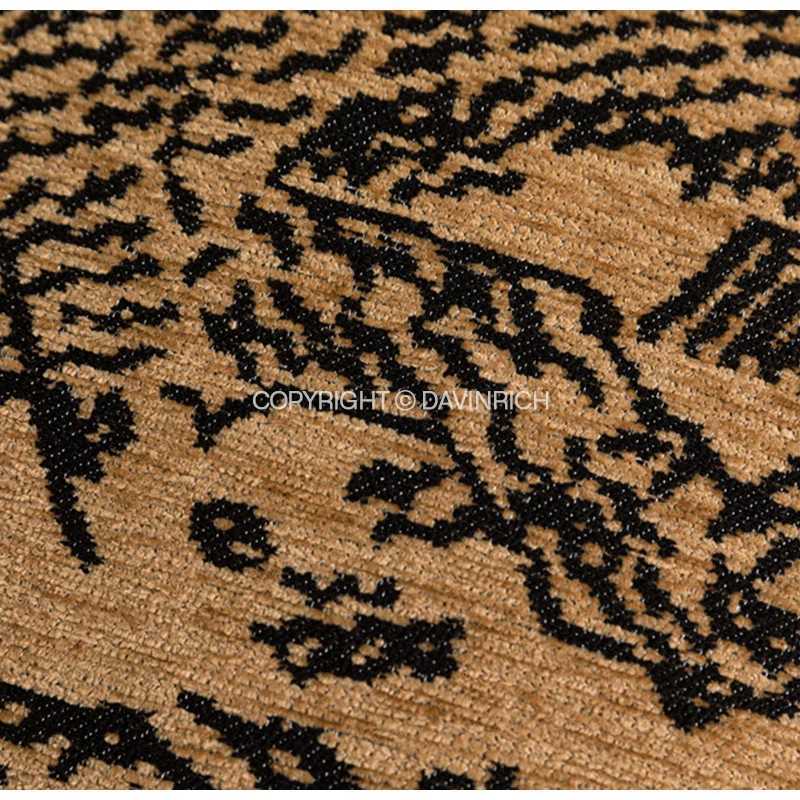 Pillow Case DAVINRICH Mountain Tiger Themed Heavy Embroidered Covers Luxury Itan Style Accent Cushion Case For Villa Hotel Office C251028