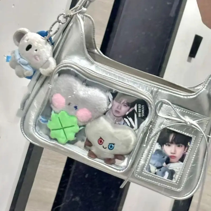 Versatile Small Card Version Itabag One Shoulder Messenger Commuting Bag For Students Anime n WomenS Crossbody Handbag 251018