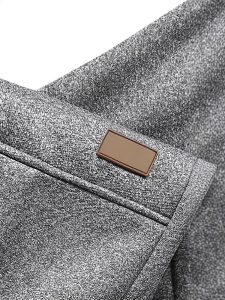 Casual for Autumn and Winter Mens Large Size Plus Velvet Pants Thermal Sports Thickened Sets Man Black Sweatpants Baggy 251027