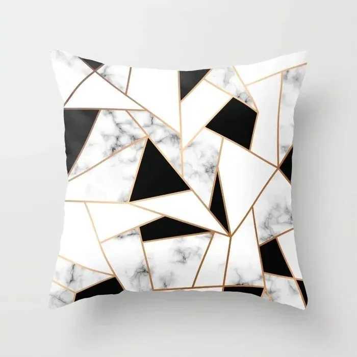 Pillow Case Simple Tile Pattern Decorative throw cover with short plush print for living room decoration cushion cover covers C251028