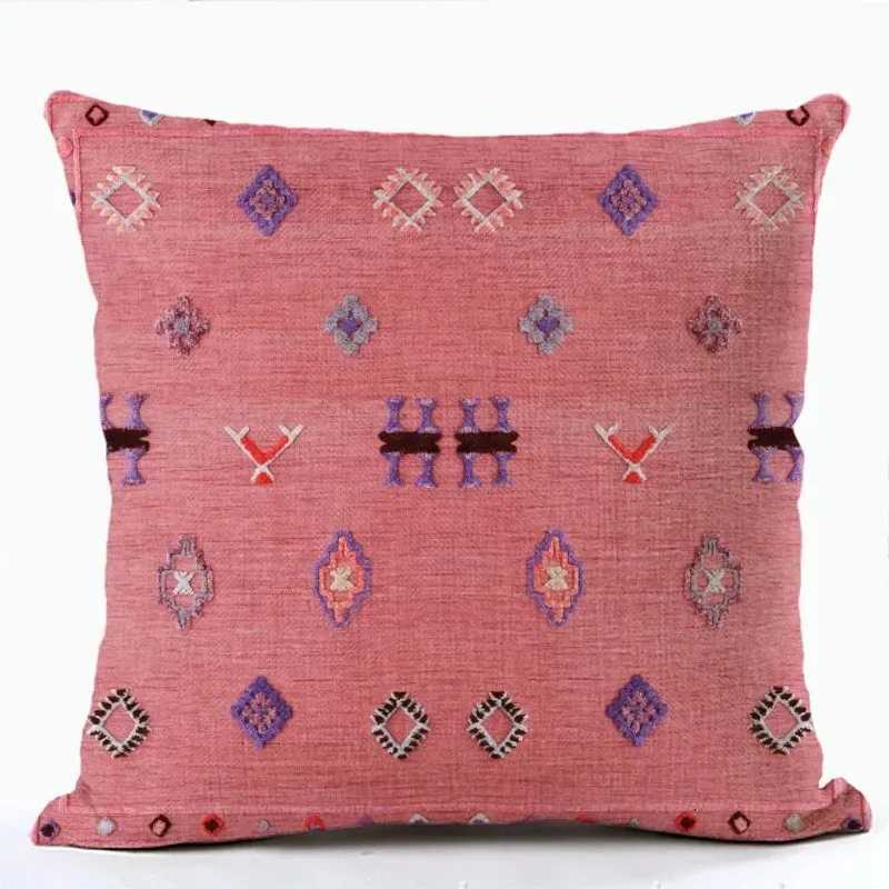 Pillow Case Geometric Home Decor Moroccan Ethnic Bohemian Cushion Cover Office Sofa Cover Outdoor Camping Hug Cover C251028