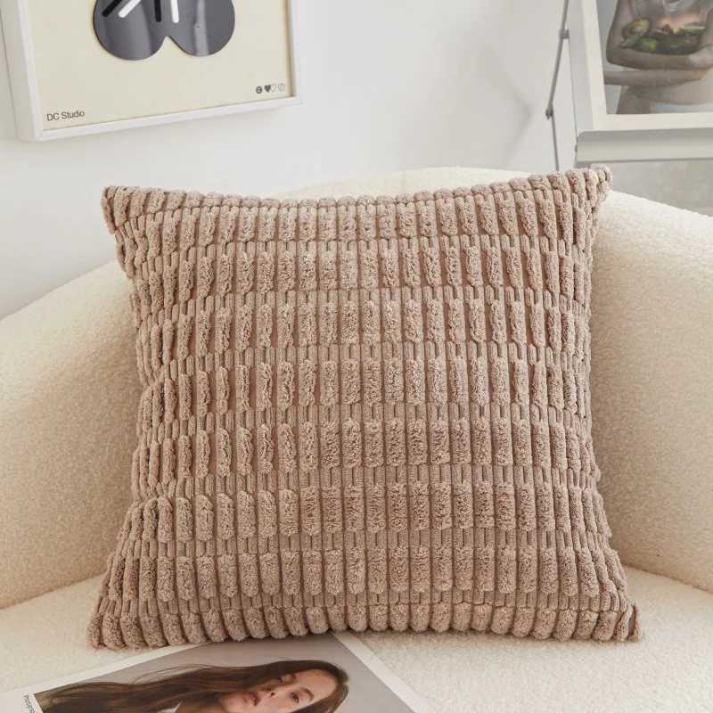 Pillow Case Luxury Nordic style office sofa throw square corn velvet case lumbar living room cushion pad cover C251028