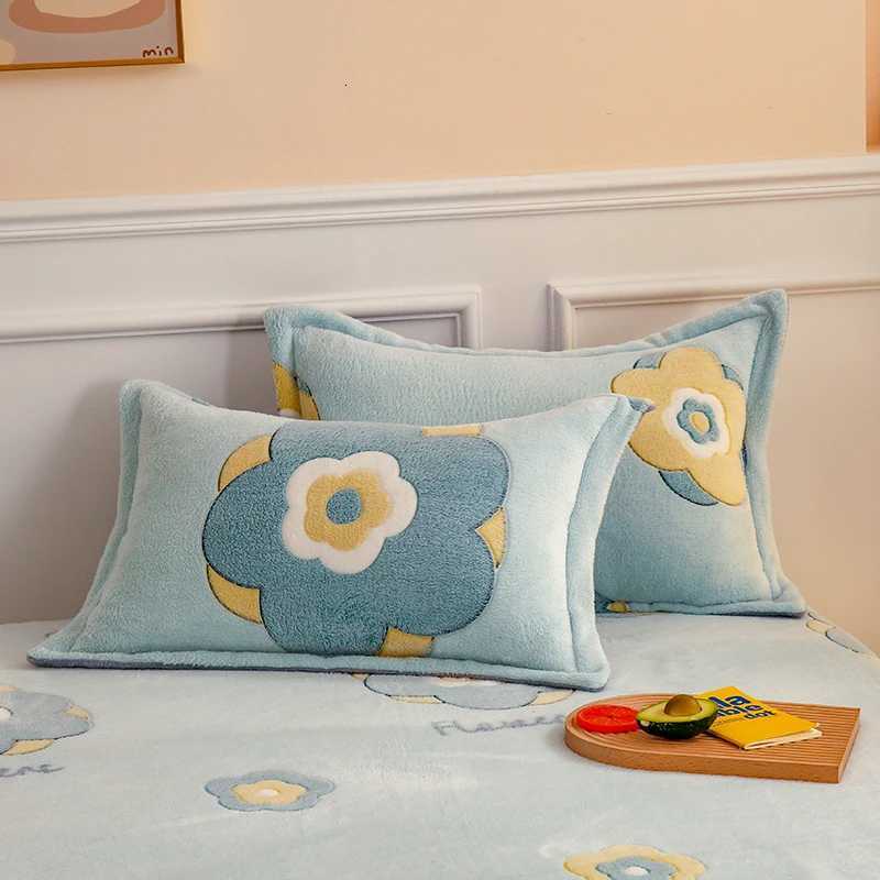 Pillow Case 2PCS Microfiber Keep Warm Throw Case Winter Soft Euro Sham for BedCustom Size Cushion Cover Sofa Decoration case C251028