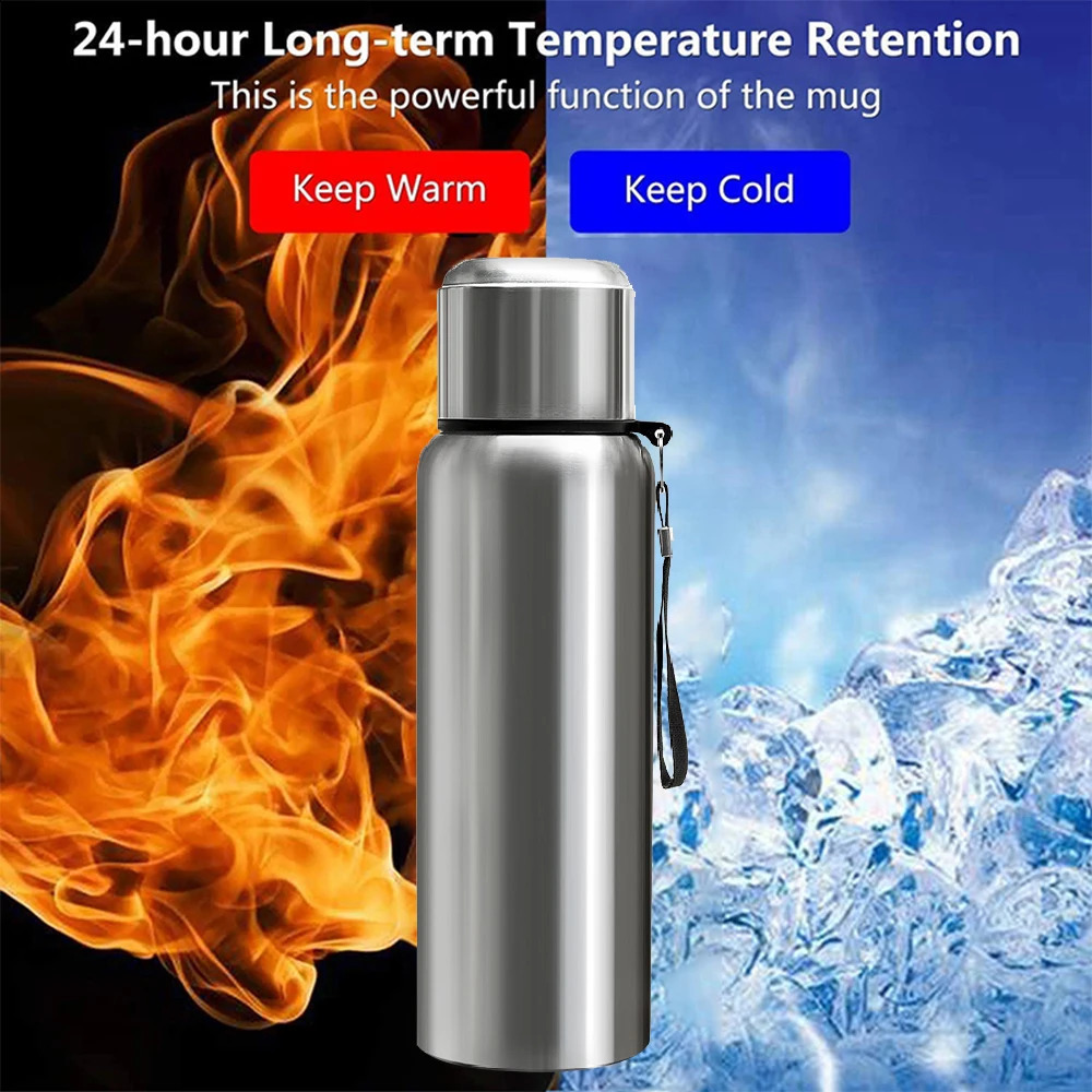6001500ml 316 Stainless Steel Thermos LED Temperature Display Thermal Mug Vacuum Flask Water Bottle For Outdoor Camping 251028 W260226