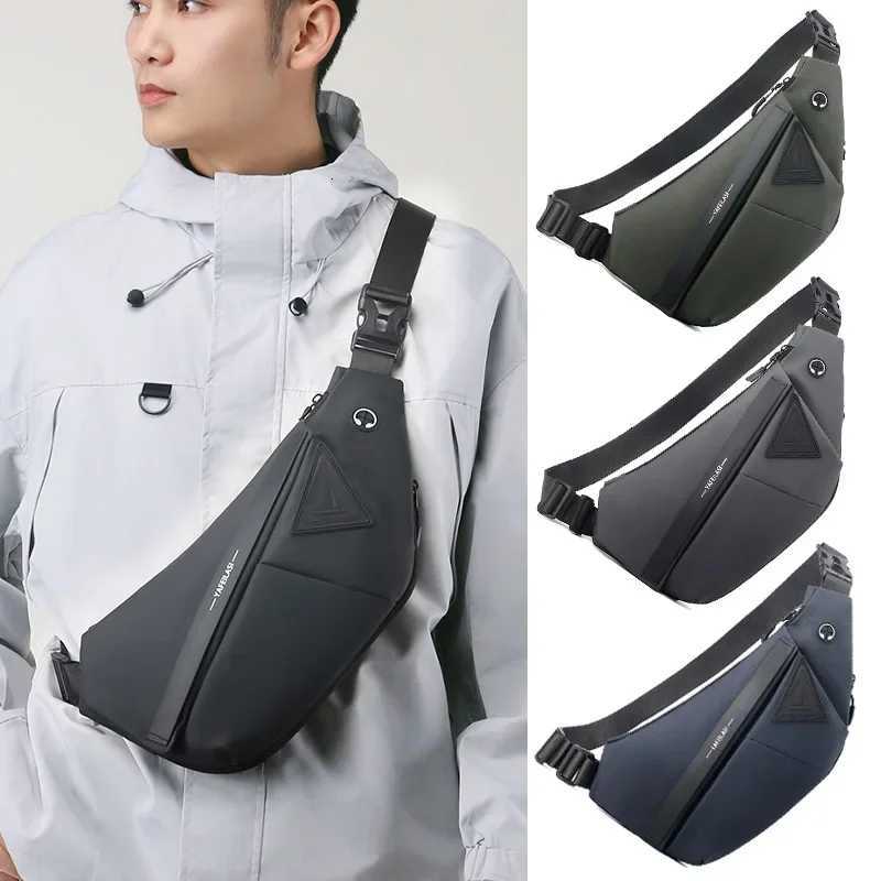 Antitheft Chest Bags Crossbody Bag for Men Messenger Bag Sling Shoulder Bag Mobile Phone Waterproof Bagpack Travel Sports BagsW251028